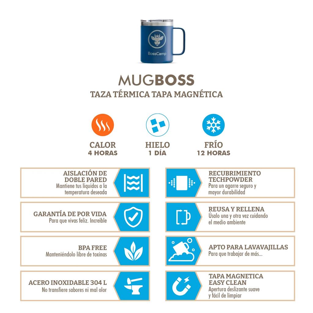 Miniatura Taza Térmica Tapa Magnetic Slider 350 Ml -