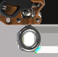 Bloqueador Ventral Chest Up - Color: Negro-Naranja