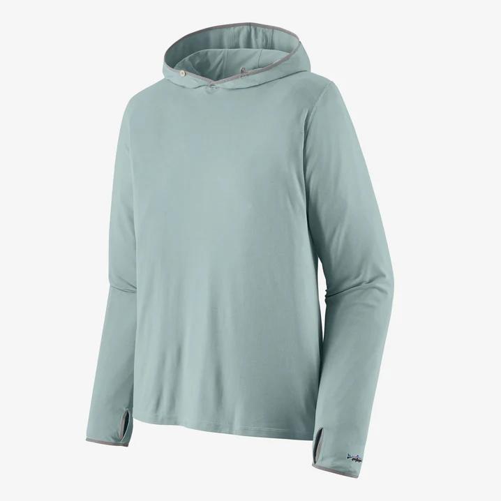 Polera Hombre Tropic Comfort Natural Hoody - Color: Azul