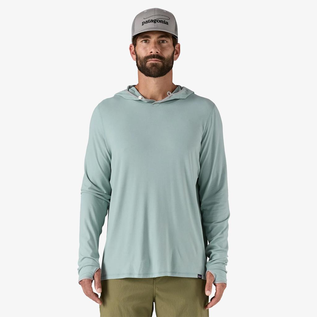 Polera Hombre Tropic Comfort Natural Hoody - Color: Azul