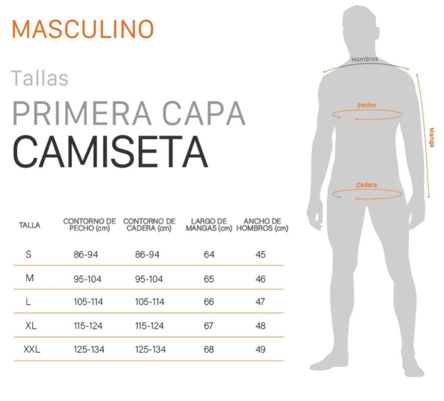 Miniatura Primera Capa Camiseta Woolwarm Hombre  -