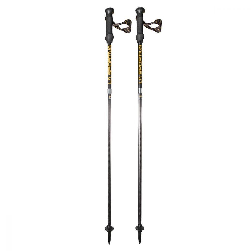 Baston Plegable Trail Speed Carbon Poles - Color: Black/Yellow