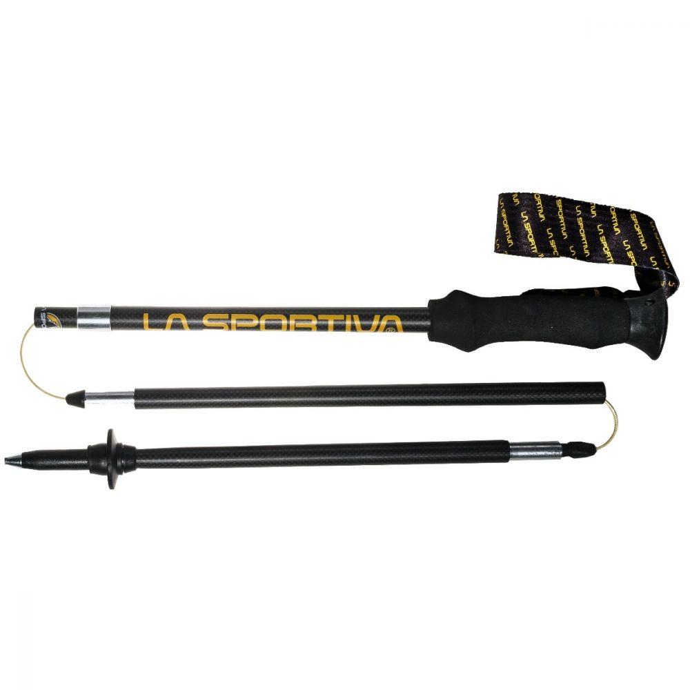 Baston Plegable Trail Speed Carbon Poles - Color: Black/Yellow