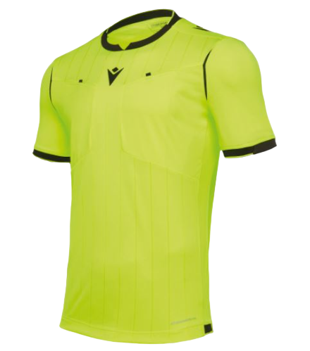 Camiseta Árbitro Eklind Manga Corta Oficial ANFP - Color: Amarillo