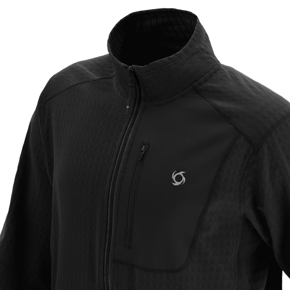 Polar Grid Hombre Negro - Color: Negro