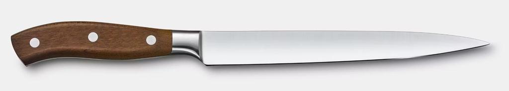 Miniatura Cuchillo Grand Maître Wood para Filetear - Color: Marrón