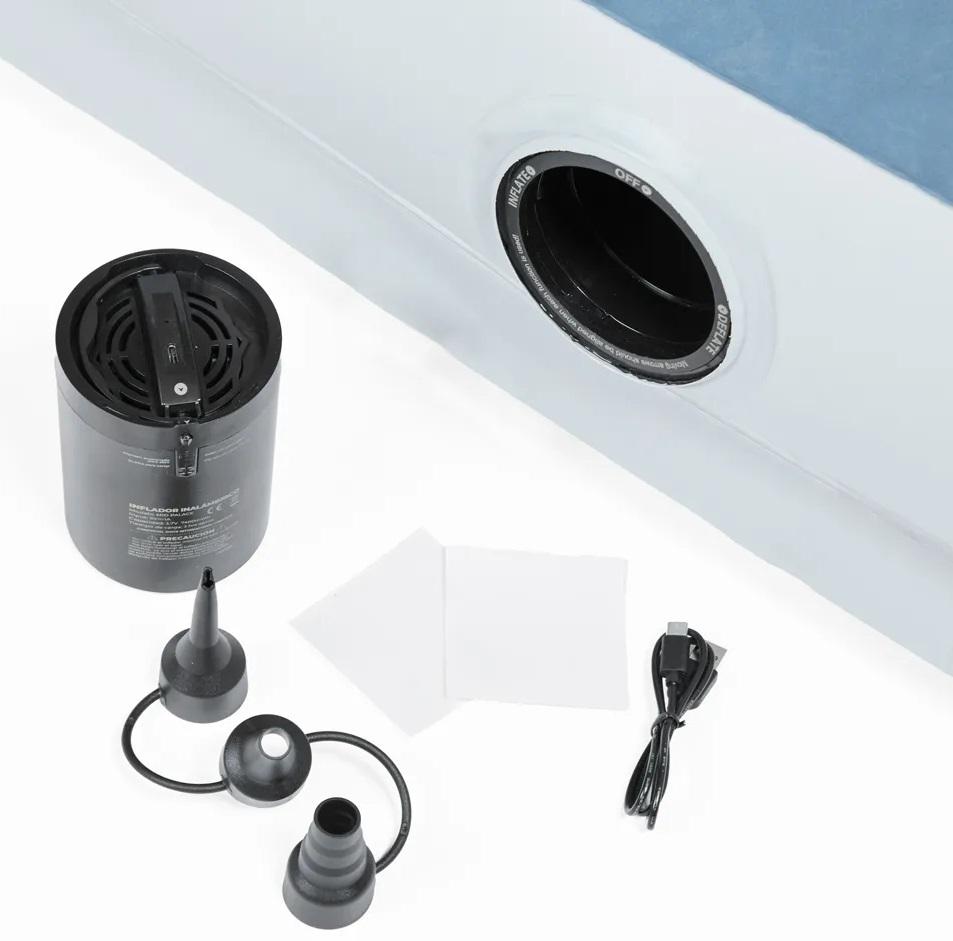 Miniatura Colchón Cama Inflable Mid Palace - Color: Azul