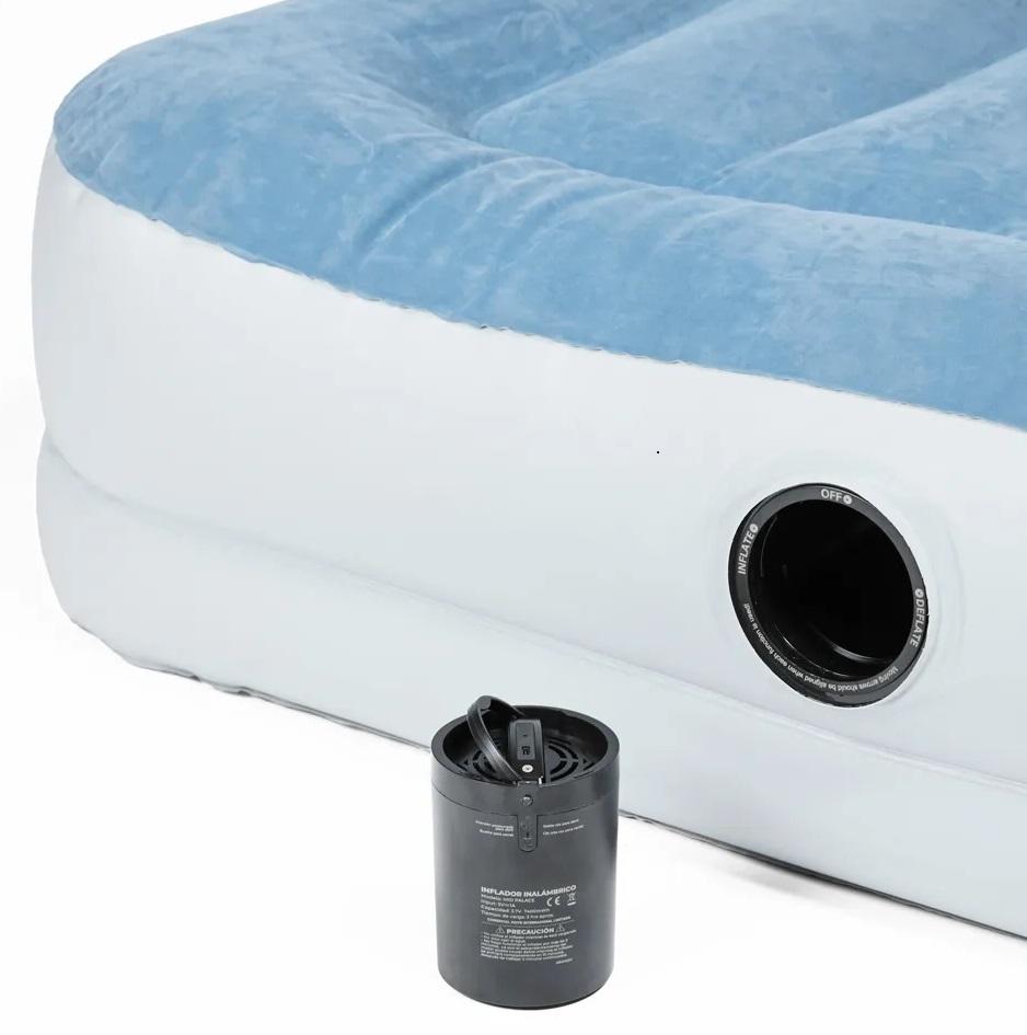 Miniatura Colchón Cama Inflable Mid Palace - Color: Azul