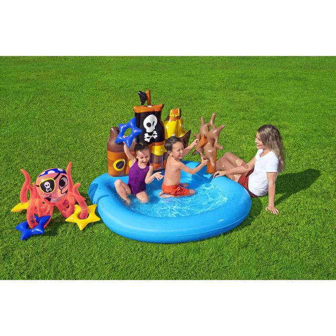Piscina y juegos Inflable Pirata 1.40X1.30X 1.04  -