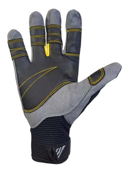 Guante CZ Summer Full Finger Glove - Color: Negro-Amarillo