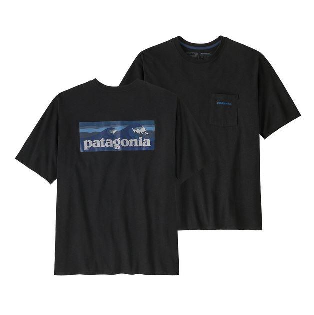 Polera Hombre Boardshort Logo Pocket Responsibili-Tee - Color: Negro