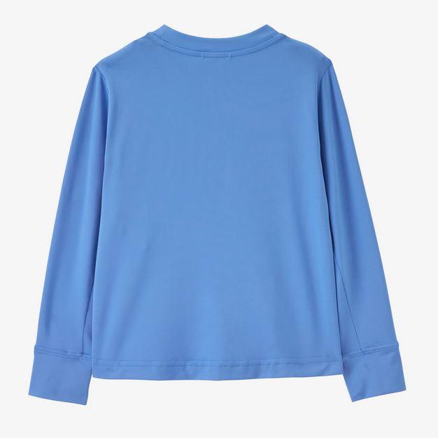 Polera Bebe Long- Sleeved Capilene Silkweight Upf  - Color: Azul