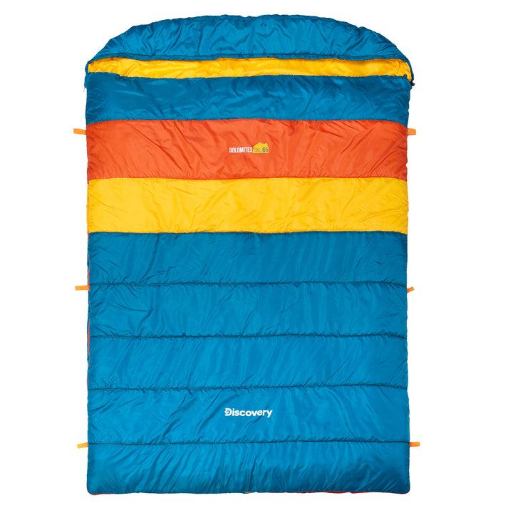 Saco de Dormir Momia Dolomites DXL65 - Color: azul/amarillo