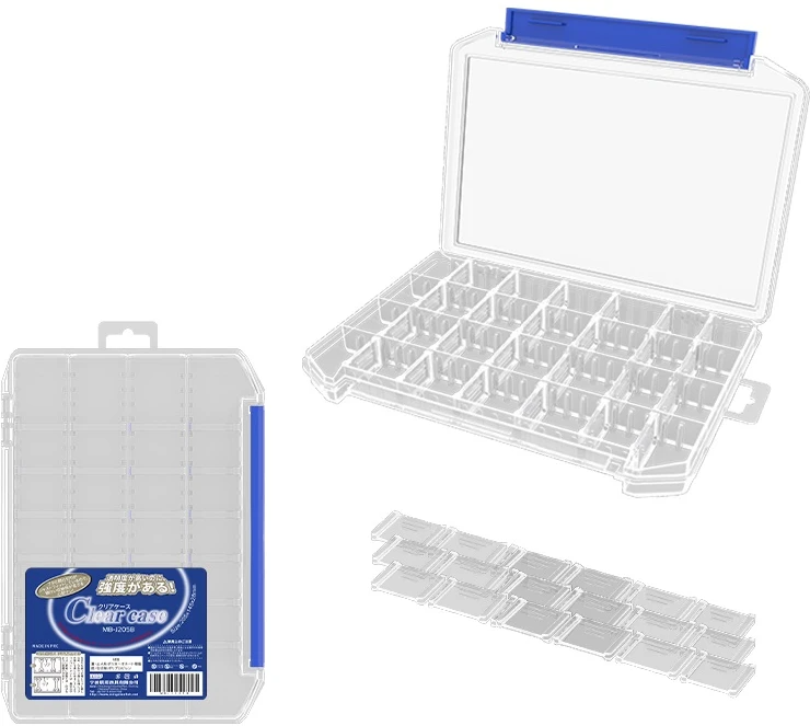 Caja de Señuelos Transparente 205X145X28 MM MB-J205B - Color: Transparente