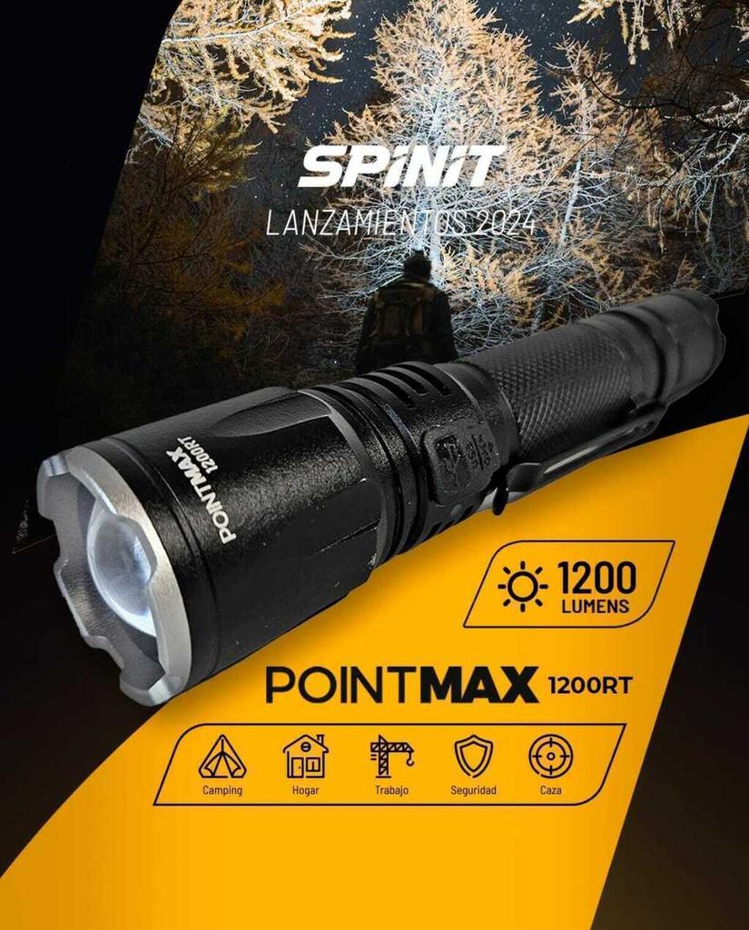 Linterna Rec Spint 1200Rt 1200Lu #185061_ - Color: Negro