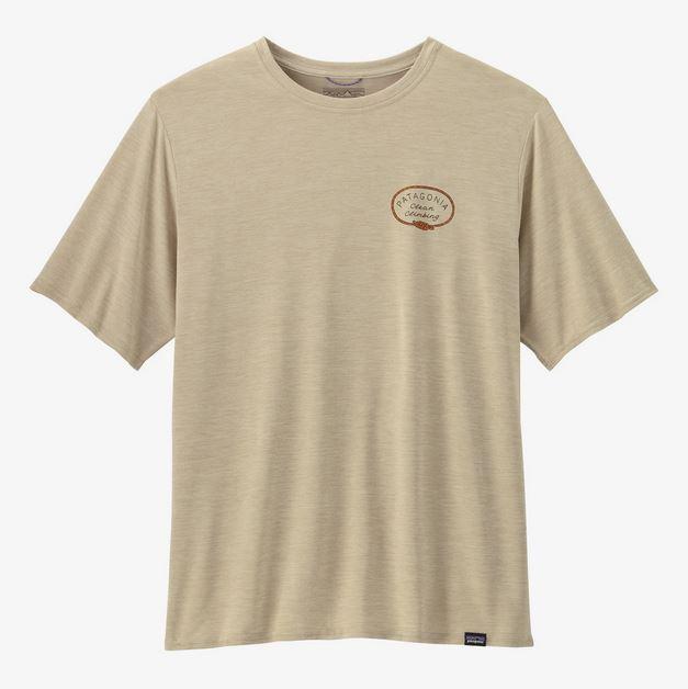 Polera Hombre Capilene Cool Daily Graphic Shirt-Lands  - Color: Beige