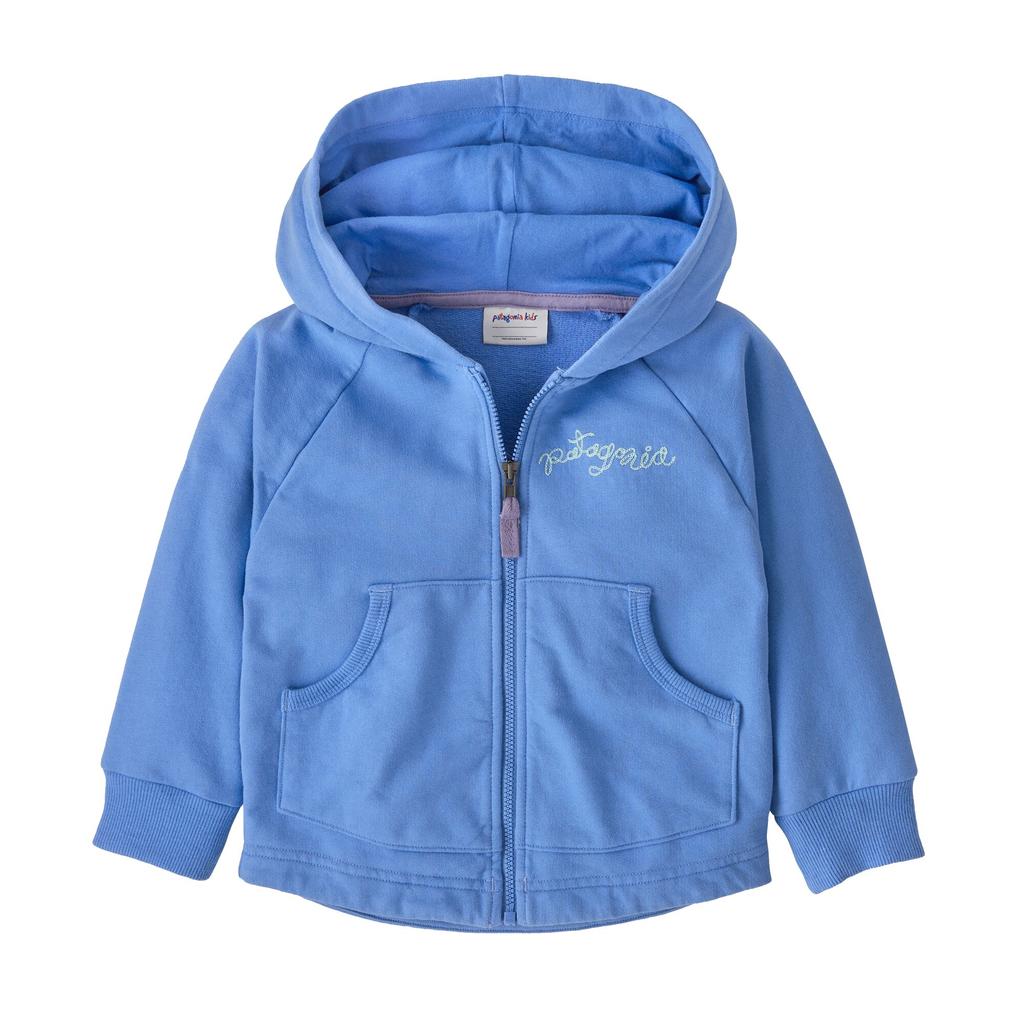 Poleron Bebe Full-Zip Hoody Sweatshirt - Color: Azul Claro