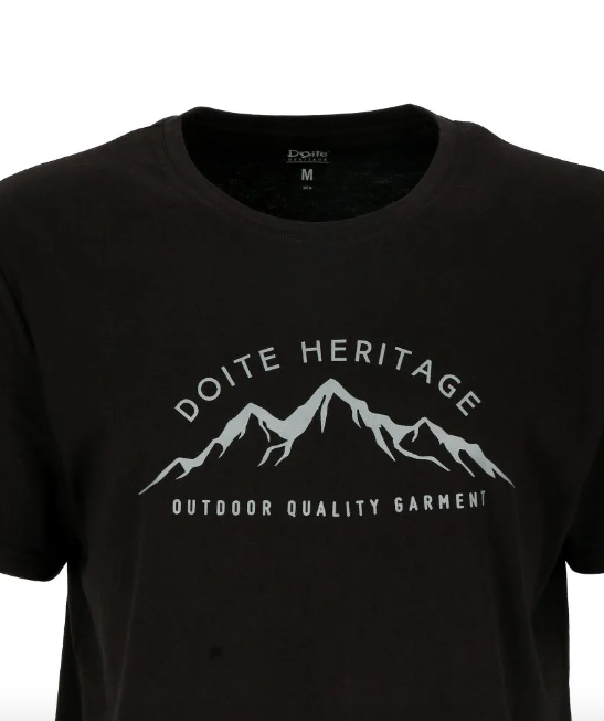 Polera Mountain Logo Men - Color: Negro