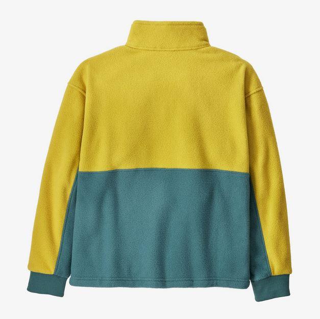Miniatura Polar Kids Microdini 1/2-Zip Pullover  - Color: Amarillo/Verde