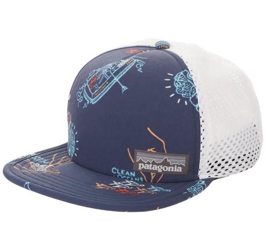 Miniatura Jockey Duckbill Trucker Hat - Color: Azul
