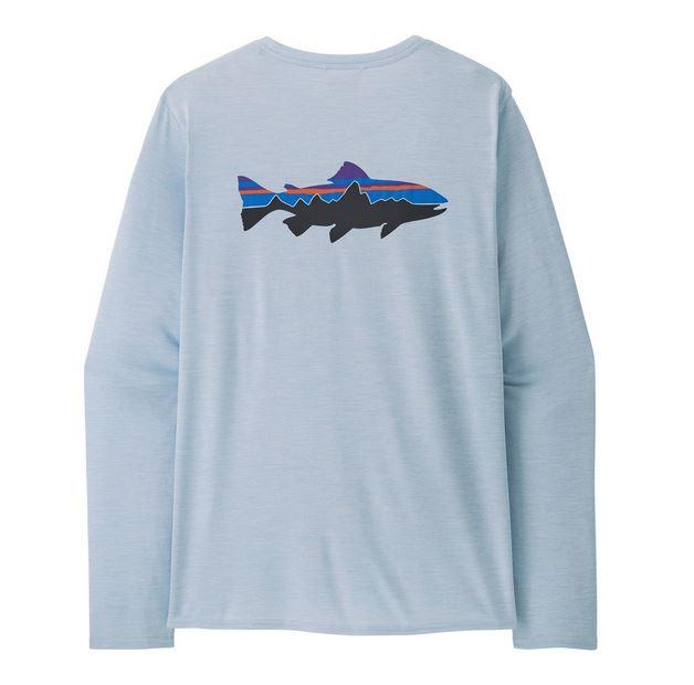 Miniatura Polera Hombre Marga Larga Capilene Cool Daily Graphic Shirt-Lands - Color: Azul