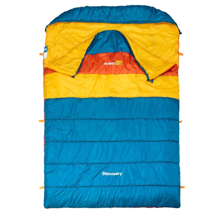 Miniatura Saco de Dormir Momia Dolomites DXL65 - Color: azul/amarillo