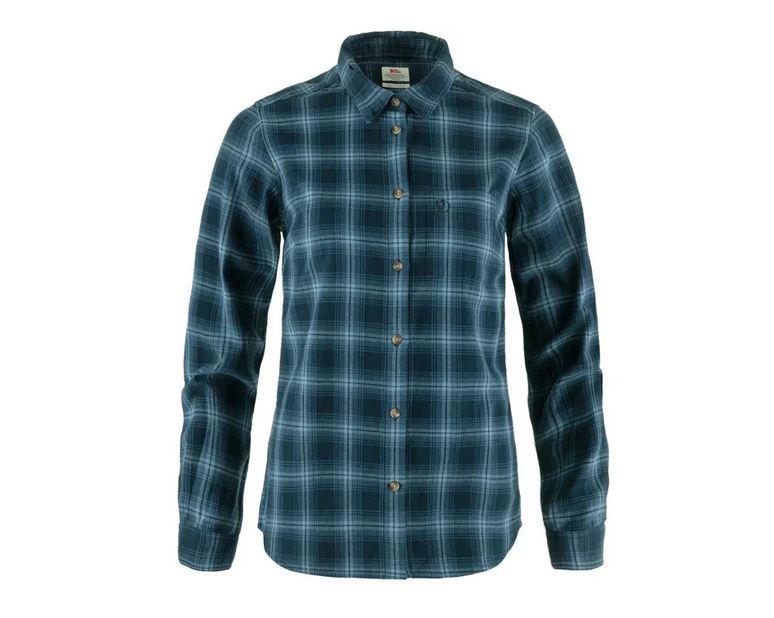 Miniatura Camisa Övik Flannel Mujer - Color: Azul