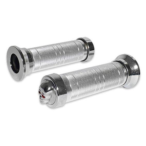 Puño Par Metalico Silver Cromado Jk -