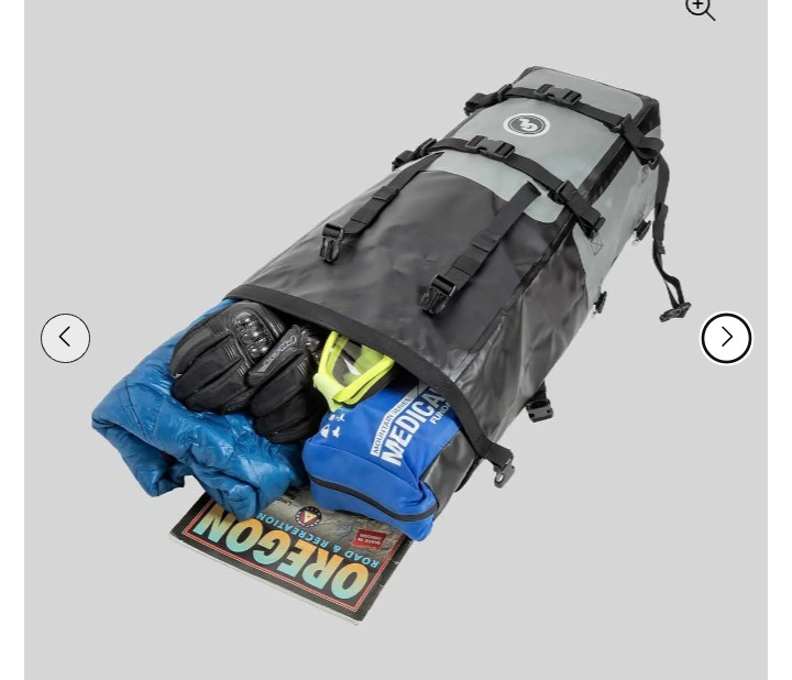 Miniatura Alforja para Moto Trekk Panniers  - Color: Gris/Negro