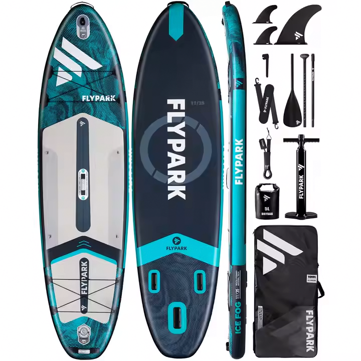 Tabla SUP Flypark Ice Fog 11 - Color: Verde/Azul/Gris